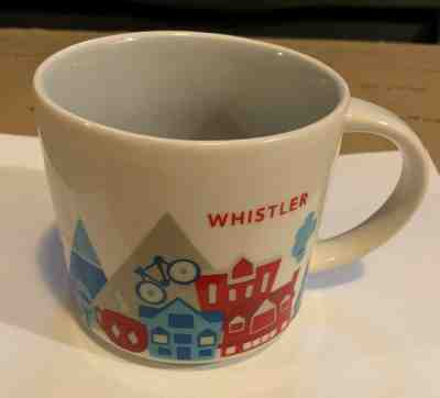 STARBUCKS YOU ARE HERE WHISTLER BRITISH COLUMBIA CANADA 14 OUNCE MUG - Sold on eBay Nov, 2nd 2019 for $24.99