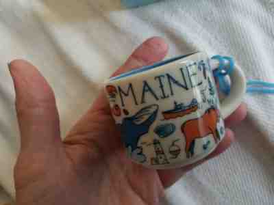 Starbucks Maine Demi Cup Been There Series - Ornament Mug 2 oz size - Sold on eBay Nov, 2nd 2019 for $18.00