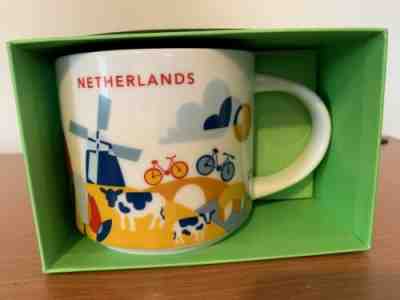 Starbucks NETHERLANDS You Are Here (YAH) 14 oz mug with SKU tag - Sold on eBay Oct, 31st 2019 for $20.00