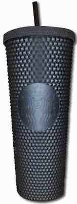 Starbucks Fall 2019 Matte Black Studded Plastic Tumbler Cold Cup Limited Edition - Sold on eBay Oct, 31st 2019 for $66.95