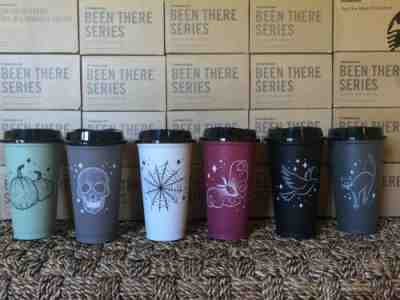 Starbucks Halloween Reusable Hot Cups Set of 6  - Fall 2019 - Sold on eBay Oct, 31st 2019 for $34.99