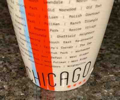 Starbucks Double Wall Ceramic Tumbler CHICAGO  - Sold on eBay Oct, 31st 2019 for $35.77