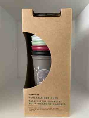 Starbucks Halloween Reusable Hot Cups 2019 6-Pack New In Box - Ready To Ship! - Sold on eBay Oct, 30th 2019 for $25.99