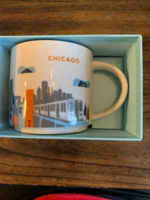 Starbucks CHICAGO Coffee Mug Cup You Are Here 14 Oz 2015 . - Sold on eBay Oct, 29th 2019 for $18.99