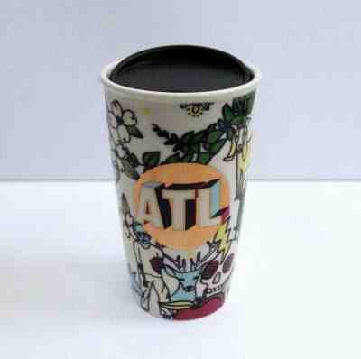 Starbucks Atlanta ATL Double Wall Traveler Ceramic Tumbler - Sold on eBay Oct, 29th 2019 for $35.95