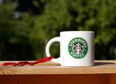 Starbucks Coffee Company 1999 Mermaid Siren Logo Mini Mug Christmas Ornament - Sold on eBay Oct, 29th 2019 for $18.00