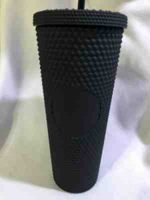 Fall 2019 NWT Starbucks Matte Black Studded Tumbler Cup Limited Edition - Sold on eBay Oct, 29th 2019 for $57.00