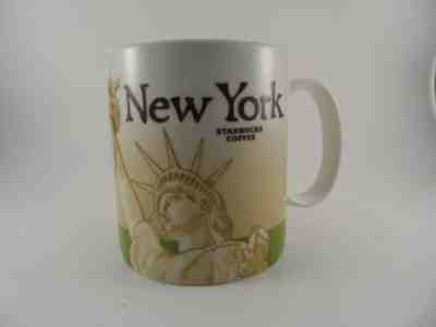 2011 STARBUCKS Collector Series NEW YORK 16 oz. COFFEE MUG Statue of Liberty - Sold on eBay Oct, 29th 2019 for $17.99