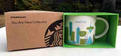 Starbucks You Are Here Collection SEATTLE 14 oz Coffee Mug 2015 NEW Original Box - Sold on eBay Oct, 29th 2019 for $27.95
