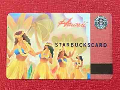 Starbucks Card 2004 Hawaii Hula Paradise - First Edition Hawaii RARE NEW - Sold on eBay Oct, 28th 2019 for $28.99