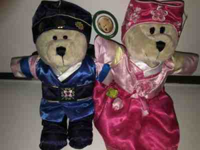 2 X Starbucks bearista Bear Korea Pair Boy/girl. US Seller!+Tags. - Sold on eBay Oct, 27th 2019 for $52.99