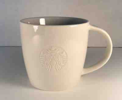 New Starbucks 2010 Coffee Mug Size V 20 oz Embossed Mermaid Logo - Sold on eBay Oct, 26th 2019 for $23.95