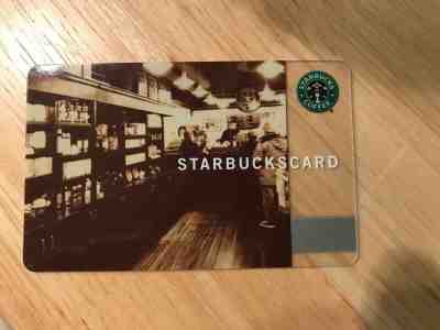 RARE MINT Starbucks Card 2001 Partner TEAM Limited Edition - Sold on eBay Sep, 21st 2019 for $820.99