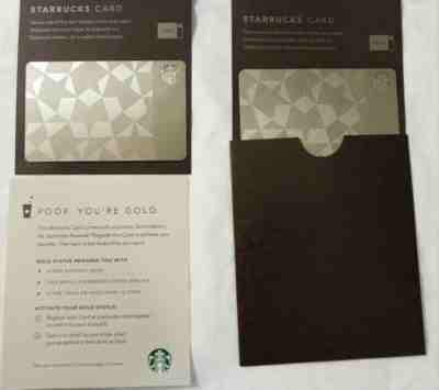 Starbucks Stainless Steel Card *Unused* Rare. Limited. Collector's. New. 2012.  - Sold on eBay Nov, 8th 2019 for $599.00