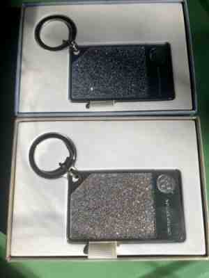2015 Limited Edition Starbucks Swarovski Silver & Gold Keychain Cards NIB - Sold on eBay Aug, 24th 2019 for $595.00