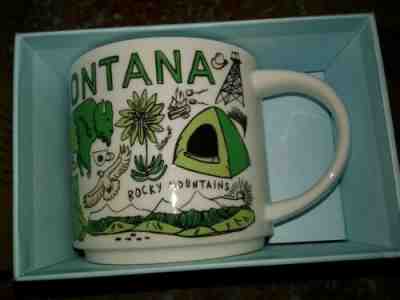 Starbucks MONTANA Vhtf  Discontinued ERROR Mug "Been There Series RARE  misspell - Sold on eBay Oct, 4th 2019 for $399.00