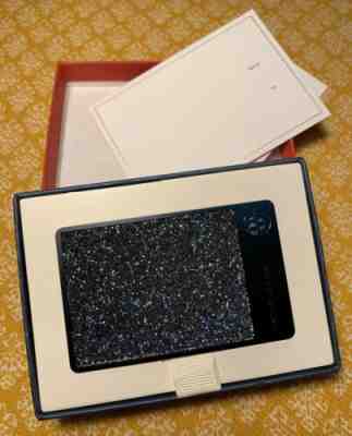 Starbucks Card 2015 Sparkling Blue Swarovski  w/$50 balance NEW RARE MINT - Sold on eBay Nov, 9th 2019 for $314.00