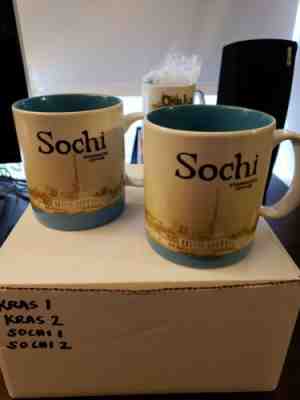 Starbucks Sochi V1 and V2 Russia Global City Icon Collector Series Mug / SKU  - Sold on eBay Aug, 15th 2019 for $250.00