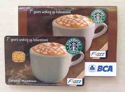 Starbucks Coffee Indonesia Caramel Macchiato Flazz Card 2009 Rare - Sold on eBay Oct, 19th 2019 for $228.00