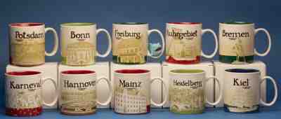 Starbucks Global Icon - Germany Collection - **10 Mugs** - NWT NIB Discontinued