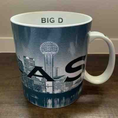 RARE - GIANT Starbucks 2.5 gallon Skyline Series Mug - DALLAS - 2002 - Sold on eBay Aug, 26th 2019 for $222.50