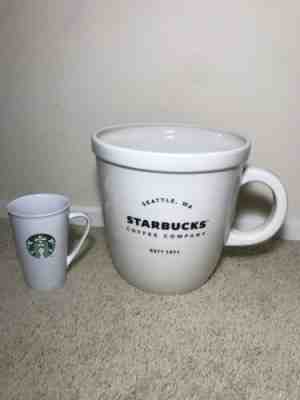 2016 Giant Classic Large Starbucks Coffee Abbey Mug Cup 138oz Sold Out New - Sold on eBay Sep, 29th 2019 for $199.00