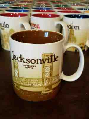 rare mugs Starbucks 2011 JACKSONVILLE Global City Icon Collector Series 16oz SKU - Sold on eBay Sep, 21st 2019 for $195.95