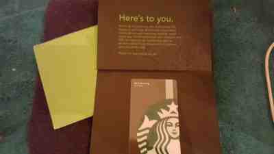 MEGA-RARE Brand New STARBUCKS 2011 40th Anniversary Partner Gift Card w/Envelope - Sold on eBay Sep, 25th 2019 for $190.00