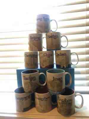 Set Of 10 China And Chinese Cities Starbucks Mug - Sold on eBay Sep, 1st 2019 for $170.00