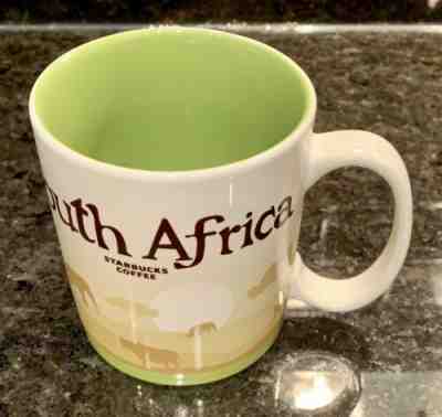 New Starbucks South Africa Mug Icon Lion Tree Life Big 5 Rhino Safari Coffee Cup