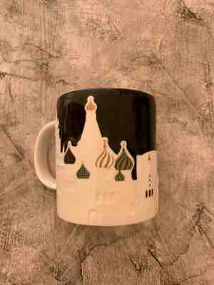 NEW Rare Starbucks MOSCOW Russia Mug City Relief Series Black & White with SKU - Sold on eBay Sep, 30th 2019 for $160.00