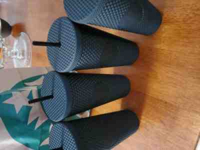 4 Starbucks Matte Black Studded Tumbler Cups Limited Edition NEW 24oz 2019.... - Sold on eBay Sep, 4th 2019 for $150.00