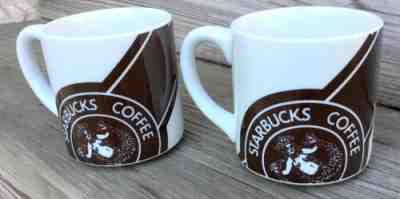 RARE  A PAIR OF 1978 Starbucks Coffee Tea Mugs Cups   OLD SIREN  (see descrip) - Sold on eBay Nov, 7th 2019 for $150.00