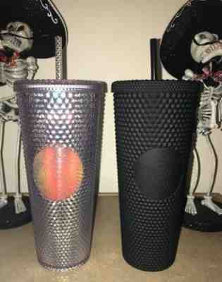 Starbucks Matte Black Studded & Iridescent Unicorn Spiked Venti Cold Cup/Tumbler - Sold on eBay Oct, 1st 2019 for $149.99
