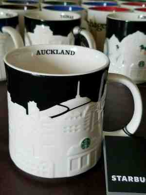 rare mugs Starbucks AUCKLAND Skyline City Relief Collector Series 16 oz mug SKU - Sold on eBay Oct, 13th 2019 for $149.95