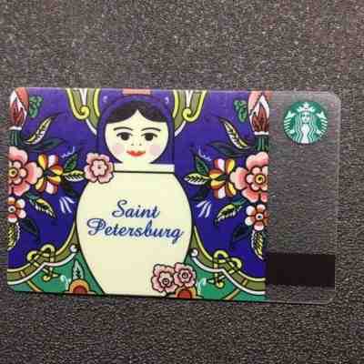 Starbucks Card Saint Petersburg Russia VERY RARE! - Sold on eBay Sep, 20th 2019 for $149.90
