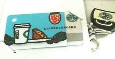 STARBUCKS JAPAN Limited MINI BLUE CARD PIN INTACT 2010 NEW with BOX & Key Chain - Sold on eBay Sep, 17th 2019 for $148.50