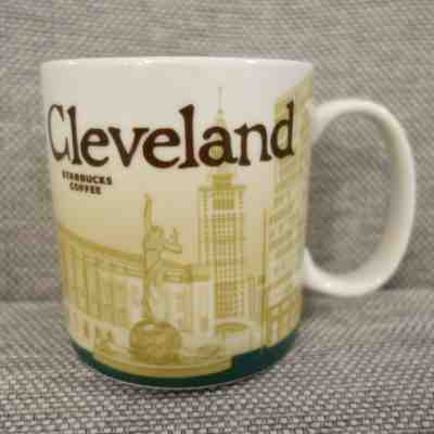 2011 NEW w/ SKU Starbucks Cleveland Global Icon City Coffee Mug Cup 16oz - Nice - Sold on eBay Sep, 7th 2019 for $189.99