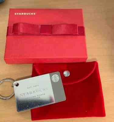 Starbucks Limited Edition .925 Sterling Silver Gift Card & Key Chain - Sold on eBay Sep, 9th 2019 for $142.00