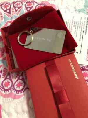 Starbucks Collectible Sterling Silver Edition Gift Card & Key Chain 2014 Edition - Sold on eBay Sep, 7th 2019 for $135.00