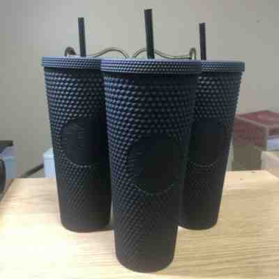 (3) Fall 2019 Starbucks Matte Black Studded Tumbler Cup Limited Edition SOLD OUT - Sold on eBay Sep, 9th 2019 for $130.00