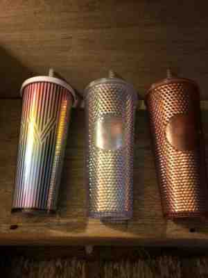 * Starbucks Tumbler Lot NEW Unicorn Rose Gold Love Rainbow Rare Fast Free S/H* - Sold on eBay Aug, 27th 2019 for $122.99