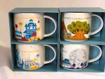 Disney Starbucks You Are Here Collection Mugs Retired Set Of 4 - Sold on eBay Aug, 25th 2019 for $120.00