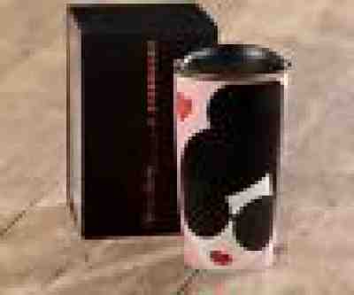 Starbucks Coffee Taiwan 2018 Alice+Olivia heart double wall mug 12oz NEW limited - Sold on eBay Sep, 9th 2019 for $120.00