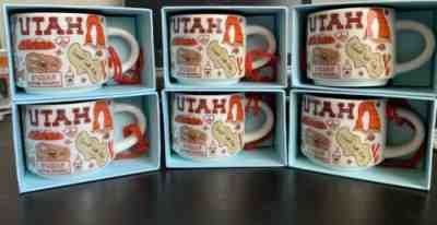 Starbucks UTAH Been There Collection Ceramic Coffee Mug Lot Of 6 - Sold on eBay Aug, 13th 2019 for $119.94