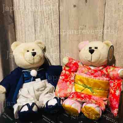 Japan Starbucks Bearista Bear Boy & Girl Set Spring Edition - Sold on eBay Aug, 21st 2019 for $119.90