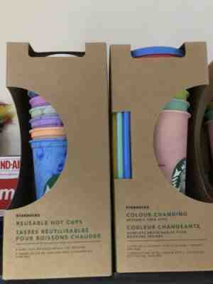 Starbucks Color Changing Cups Both Sets Hot And Cold - Sold on eBay Sep, 4th 2019 for $110.00
