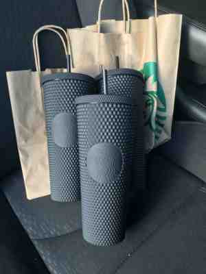 Starbucks lot of 3 Matte Black 2019 Cup Limited Edition Sold out Prereleased!! - Sold on eBay Sep, 13th 2019 for $109.99