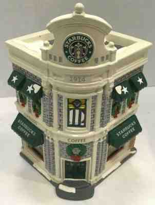 DEPARTMENT 56 ORIG. SNOW VILLAGE STARBUCKS COFFEE HANDPAINTED CERAMIC BUILDING - Sold on eBay Nov, 9th 2019 for $109.99