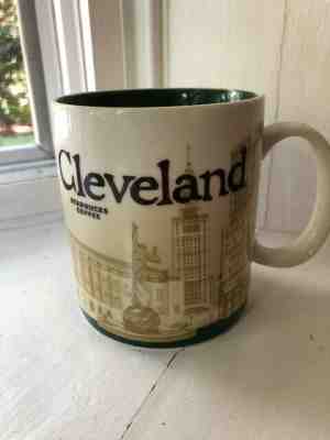 2009 NEW w/ SKU Starbucks Cleveland Global Icon City Coffee Mug Cup 16oz - Nice - Sold on eBay Sep, 15th 2019 for $107.50